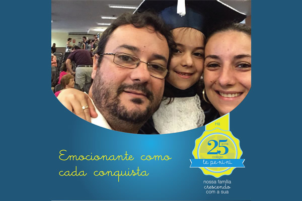 Emocionante como cada conquista - Colgio Le Perini. Educao Infantil e Ensino Fundamental. Indaiatuba, SP