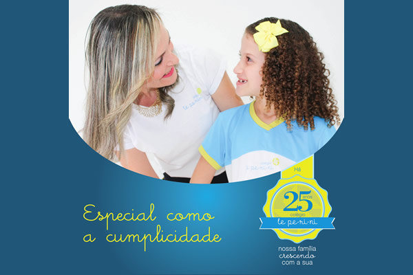 Especial como a cumplicidade - Colgio Le Perini. Educao Infantil e Ensino Fundamental. Indaiatuba, SP