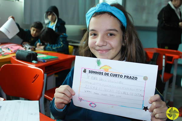 Quais seus sonhos? - Colgio Le Perini. Educao Infantil e Ensino Fundamental. Indaiatuba, SP