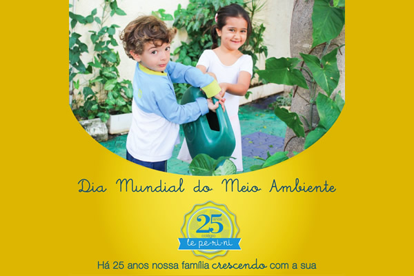 05/06 - Dia Mundial do Meio Ambiente - Colgio Le Perini. Educao Infantil e Ensino Fundamental. Indaiatuba, SP