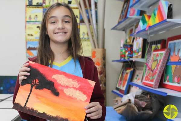 Obras de Artes - Colgio Le Perini. Educao Infantil e Ensino Fundamental. Indaiatuba, SP