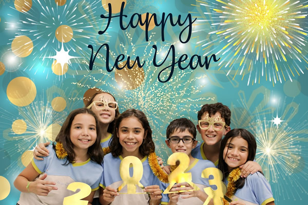 Feliz Ano Novo! - Colgio Le Perini. Educao Infantil e Ensino Fundamental. Indaiatuba, SP