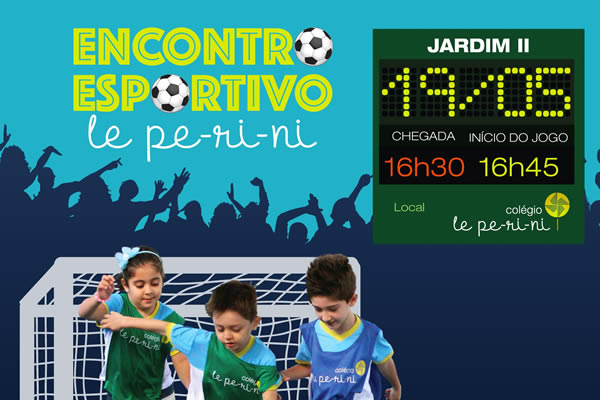 19/05 - Encontro Esportivo 2023 - Jardim II - Colgio Le Perini. Educao Infantil e Ensino Fundamental. Indaiatuba, SP