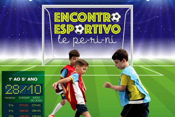 Encontro Esportivo - 1 ao 5 ano - Colgio Le Perini. Educao Infantil e Ensino Fundamental. Indaiatuba, SP