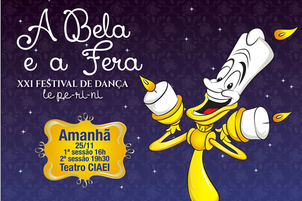  Amanh! Festival de Dana - A Bela e a Fera - Colgio Le Perini. Educao Infantil e Ensino Fundamental. Indaiatuba, SP