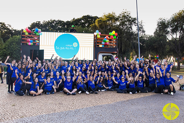 Caminhada da Família! - Colégio Le Perini. Educação Infantil e Ensino Fundamental. Indaiatuba, SP