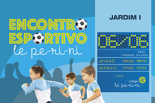 Encontro Esportivo Jardim - Colégio Le Perini. Educação Infantil e Ensino Fundamental. Indaiatuba, SP