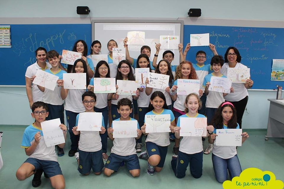 Thanksgiving - Colgio Le Perini. Educao Infantil e Ensino Fundamental. Indaiatuba, SP