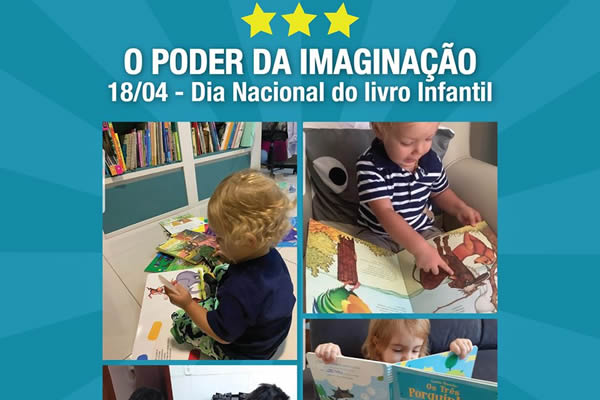 18/04 - Dia Internacional do livro infantil - Colgio Le Perini. Educao Infantil e Ensino Fundamental. Indaiatuba, SP