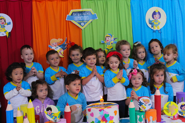 Aniversariantes de Janeiro e Fevereiro (Ensino Infantil) - Colgio Le Perini. Educao Infantil e Ensino Fundamental. Indaiatuba, SP