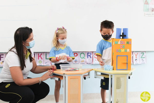 Mquina de Somar - Colgio Le Perini. Educao Infantil e Ensino Fundamental. Indaiatuba, SP