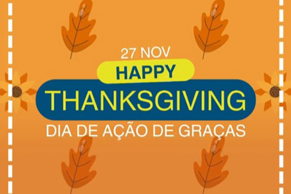 Happy Thanksgiving Day - Colgio Le Perini. Educao Infantil e Ensino Fundamental. Indaiatuba, SP
