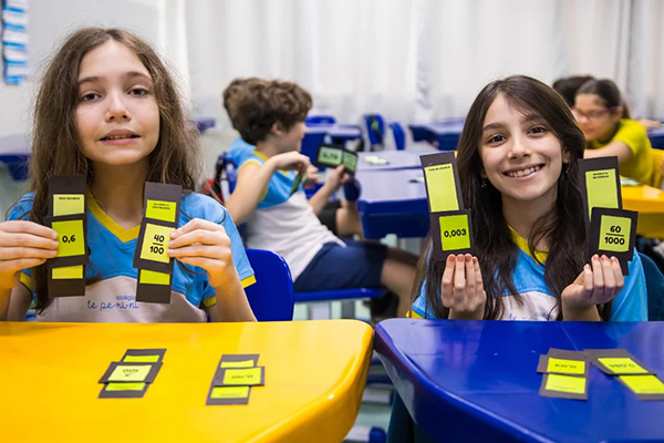 Caa aos Decimais - Colgio Le Perini. Educao Infantil e Ensino Fundamental. Indaiatuba, SP