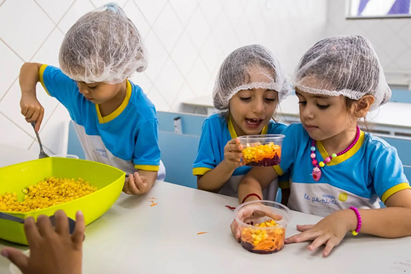 Culin�ria na escola - Col�gio Le Perini. Educa��o Infantil e Ensino Fundamental. Indaiatuba, SP