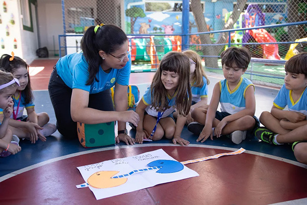 Jogo das Somas - Col�gio Le Perini. Educa��o Infantil e Ensino Fundamental. Indaiatuba, SP